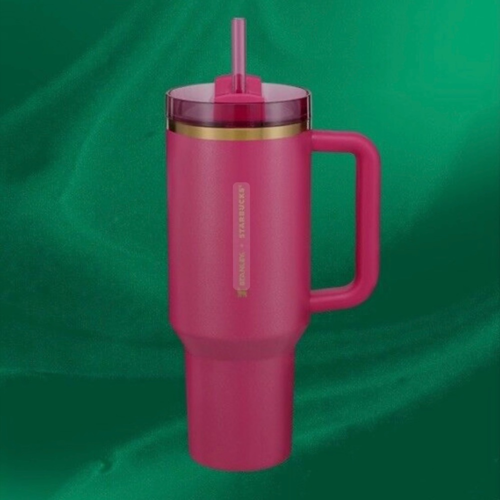 Starbucks Pink Tumbler with Straw NWT - Picture 4 of 4